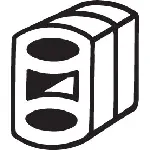 Gumena traka, izduvni sistem BOSAL BOS255-095 IC-435439