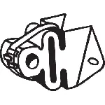 Gumena traka, izduvni sistem BOSAL BOS255-156 IC-C5A2EC