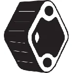 Gumena traka, izduvni sistem BOSAL BOS255-475 IC-435373