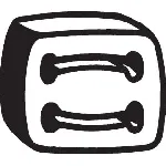 Gumena traka, izduvni sistem BOSAL BOS255-522 IC-A3ED12