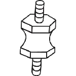 Gumena traka, izduvni sistem BOSAL BOS255-627 IC-435452