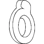 Gumena traka, izduvni sistem BOSAL BOS255-807 IC-435474