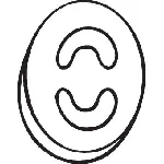 Gumena traka, izduvni sistem BOSAL BOS255-839 IC-435421