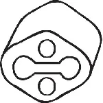 Gumena traka, izduvni sistem BOSAL BOS255-891 IC-435463