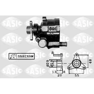 Hidraulična pumpa, upravljanje SASIC SAS7074001 IC-B0A3AC