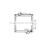 Hladnjak, hlađenje motora AVA COOLING JD2009 AVA IC-G07JRA