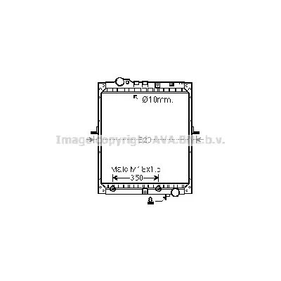 Hladnjak, hlađenje motora AVA COOLING ME2183 AVA IC-F8BF4A