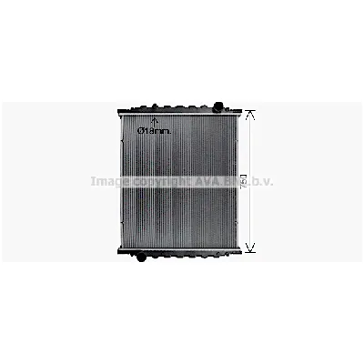 Hladnjak, hlađenje motora AVA COOLING ME2314N AVA IC-F8BF74