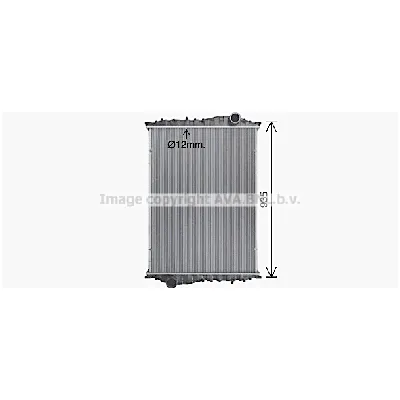 Hladnjak, hlađenje motora AVA COOLING MN2113N AVA IC-F8BF72