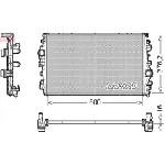 Hladnjak, hlađenje motora DENSO DRM01009 IC-E51C2A
