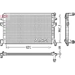 Hladnjak, hlađenje motora DENSO DRM02018 IC-E7421A