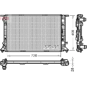 Hladnjak, hlađenje motora DENSO DRM02022 IC-E34635