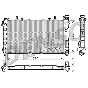 Hladnjak, hlađenje motora DENSO DRM06011 IC-D0FDC5