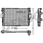Hladnjak, hlađenje motora DENSO DRM12003 IC-D0FE9C
