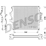 Hladnjak, hlađenje motora DENSO DRM12009 IC-E13B87