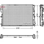 Hladnjak, hlađenje motora DENSO DRM17103 IC-E74228