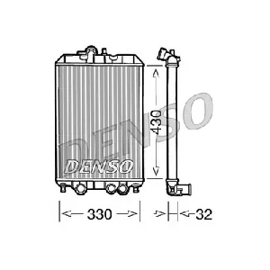 Hladnjak, hlađenje motora DENSO DRM22002 IC-D0FFCC