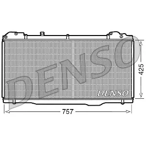 Hladnjak, hlađenje motora DENSO DRM23023 IC-D1001E