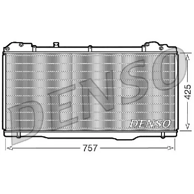 Hladnjak, hlađenje motora DENSO DRM23023 IC-D1001E