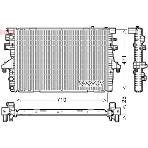 Hladnjak, hlađenje motora DENSO DRM32039 IC-DCA777