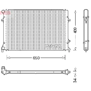 Hladnjak, hlađenje motora DENSO DRM32042 IC-E74231