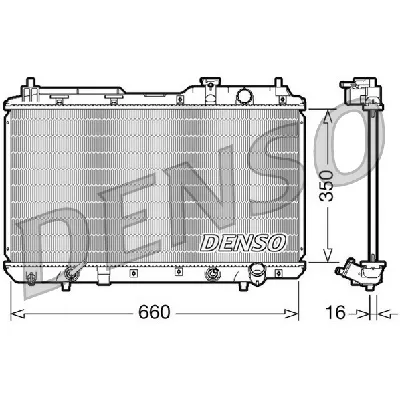 Hladnjak, hlađenje motora DENSO DRM40010 IC-D0FE8C