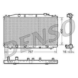 Hladnjak, hlađenje motora DENSO DRM40025 IC-D0FE7C