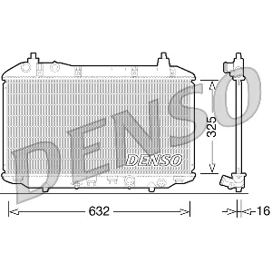 Hladnjak, hlađenje motora DENSO DRM40031 IC-D0FE7D