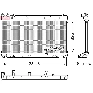 Hladnjak, hlađenje motora DENSO DRM40055 IC-G0YNEU