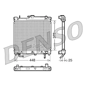 Hladnjak, hlađenje motora DENSO DRM47003 IC-D10068