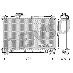 Hladnjak, hlađenje motora DENSO DRM50034 IC-D10085