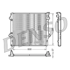 Hladnjak, hlađenje motora DENSO DRM50047 IC-D100A1
