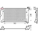Hladnjak, hlađenje motora DENSO DRM50110 IC-E4F2B1