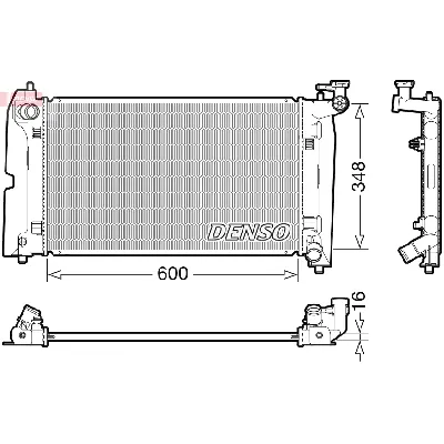 Hladnjak, hlađenje motora DENSO DRM50110 IC-E4F2B1
