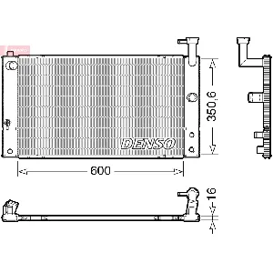 Hladnjak, hlađenje motora DENSO DRM50133 IC-G0H309