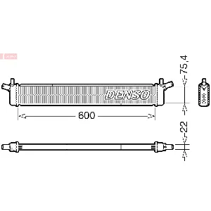 Hladnjak, hlađenje motora DENSO DRM50136 IC-G0YNFM