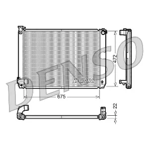 Hladnjak, hlađenje motora DENSO DRM51005 IC-D0FEB7