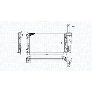 Hladnjak, hlađenje motora MAGNETI MARELLI 350213194200 IC-G0SA9L