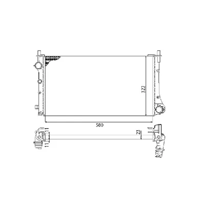 Hladnjak, hlađenje motora MAGNETI MARELLI BMQ382 IC-B8612B