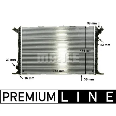 Hladnjak, hlađenje motora MAHLE CR 1026 000P IC-G08FK8