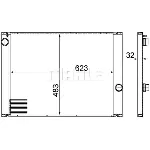 Hladnjak, hlađenje motora MAHLE CR 1067 000P IC-G08RNZ