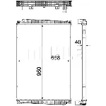 Hladnjak, hlađenje motora MAHLE CR 1149 000P IC-G08FKO