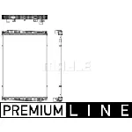 Hladnjak, hlađenje motora MAHLE CR 1150 000P IC-G08FKP