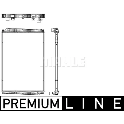Hladnjak, hlađenje motora MAHLE CR 1150 000P IC-G08FKP