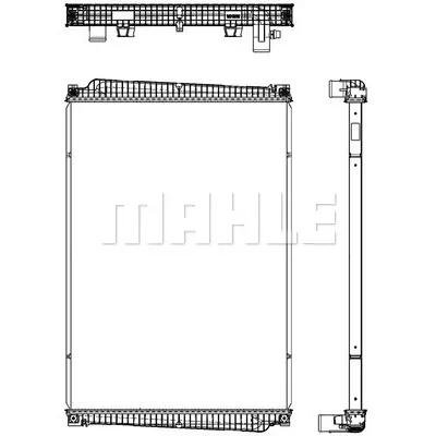Hladnjak, hlađenje motora MAHLE CR 1150 000P IC-G08FKP
