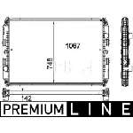 Hladnjak, hlađenje motora MAHLE CR 1151 000P IC-G08SZC