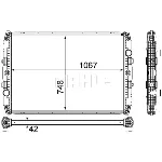 Hladnjak, hlađenje motora MAHLE CR 1151 000P IC-G08SZC