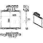 Hladnjak, hlađenje motora MAHLE CR 1167 000P IC-G08SZP