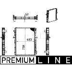 Hladnjak, hlađenje motora MAHLE CR 1170 000P IC-G08SZR