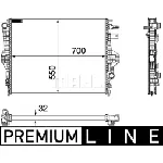 Hladnjak, hlađenje motora MAHLE CR 1184 000P IC-G08FL0
